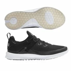Puma Women's Laguna Fusion Sport Golf Shoes - Black/White