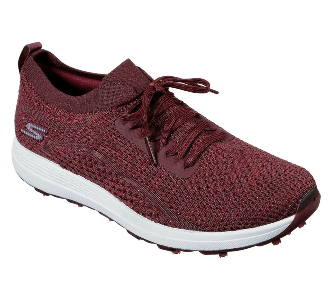 Skechers Women's Go Golf Max - Glitter Golf Shoes - Burgundy 5 Skechers Women's Go Golf Max - Glitter Golf Shoes - Burgundy - Image 3