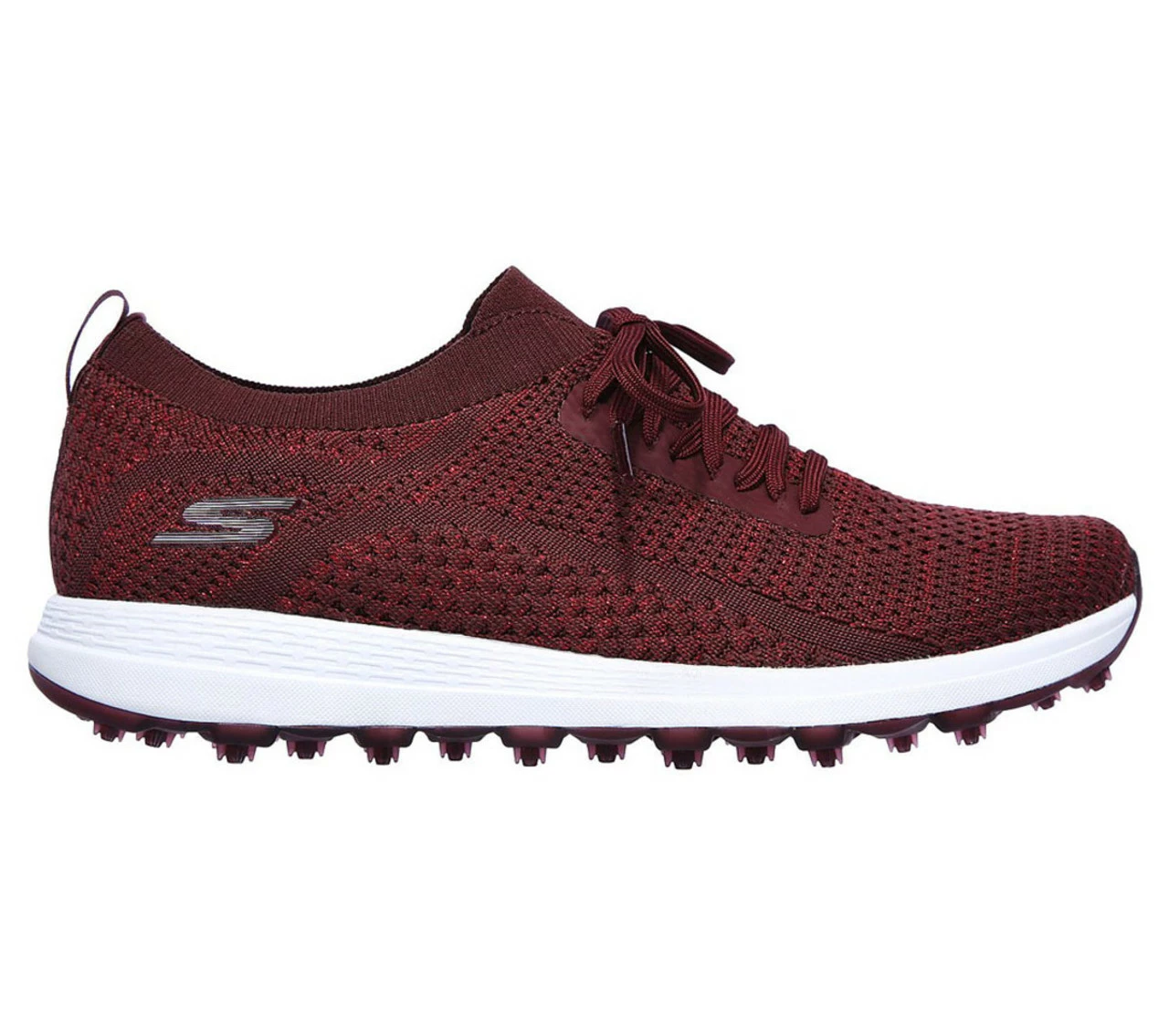 Skechers Women's Go Golf Max - Glitter Golf Shoes - Burgundy 3 Skechers Women's Go Golf Max - Glitter Golf Shoes - Burgundy