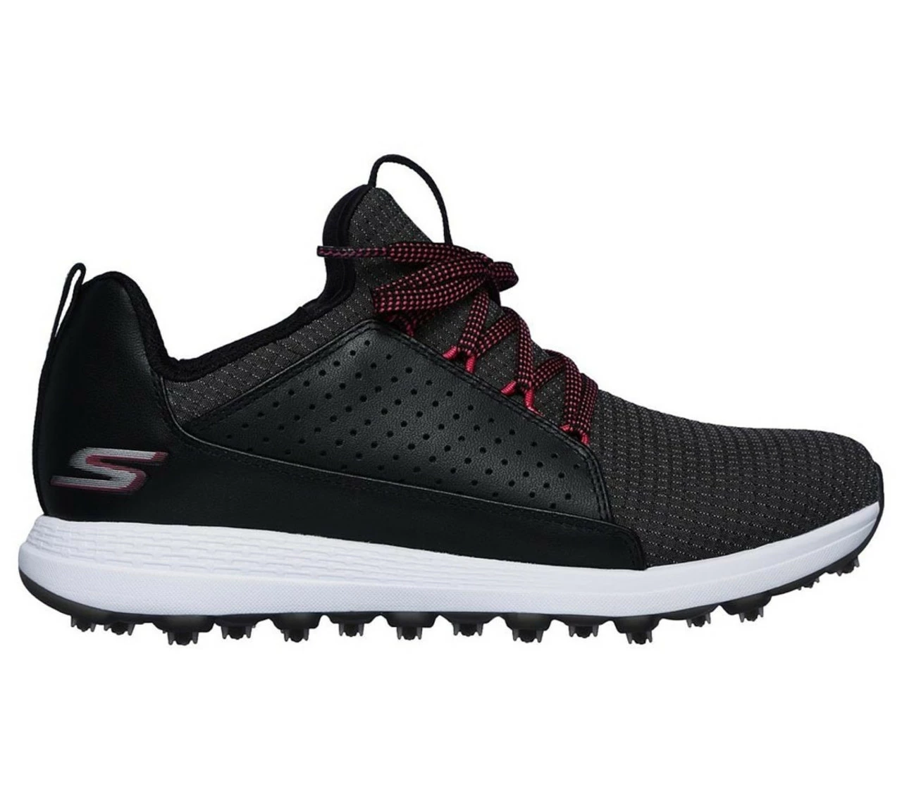 Skechers Women's Go Golf Max - Mojo Golf Shoes - Black/Hot Pink 3 Skechers Women's Go Golf Max - Mojo Golf Shoes - Black/Hot Pink