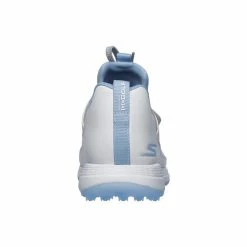 Skechers Women's Go Golf Max - Mojo Golf Shoes - White/Grey/Blue -Shoes Shop skechers womens go golf max mojo golf shoes white grey blue 06 77515.1659042136
