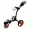 Spyder Deluxe 3 Wheeler Swivel Cart - Black/Orange