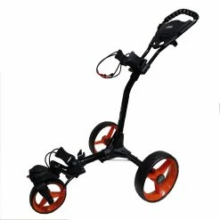 Spyder Deluxe 3 Wheeler Swivel Cart - Black/Orange