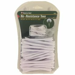 WOG PLASTIC 3 1/4" NO RESISTANCE TEES - WHITE (JR214)