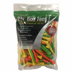 WOG Neon Wooden Tees - 100 Pack (JR785)